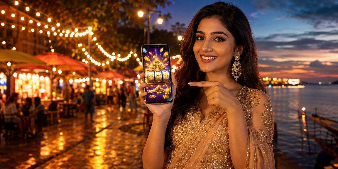 কক্সবাজার সৈকতে মোবাইল অ্যাপে গেম খেলার দৃশ্য